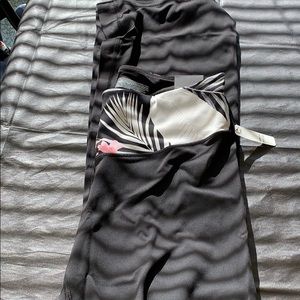 VSX | NWT | Yoga Pants Fold Over Floral Waist Band